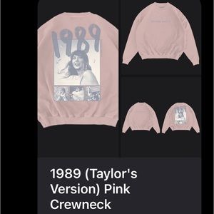 New (never worn) 1989 (Taylor's Version) Pink
Crewneck size xs